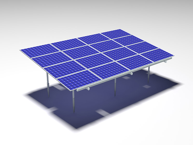 naziemne systemy montażu paneli słonecznych