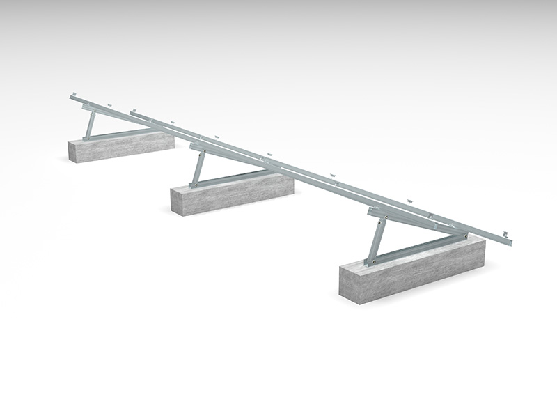 aluminiowy dach płaski pv System mocowania