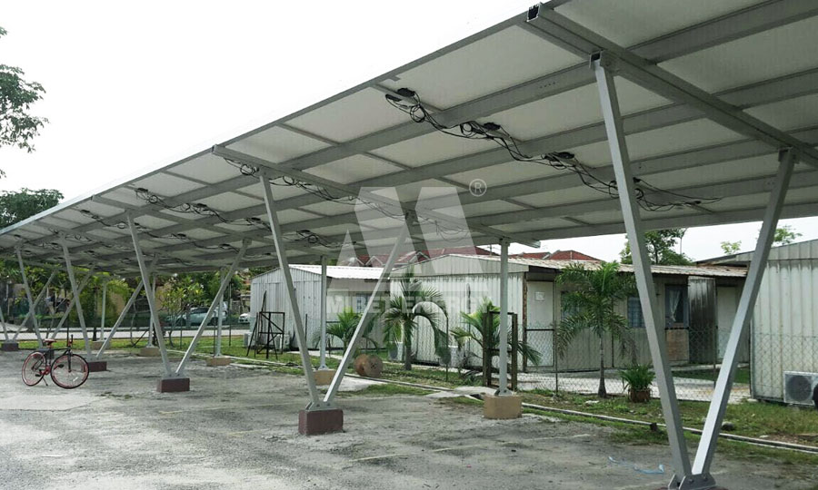 system zadaszenia słonecznego w Malezji