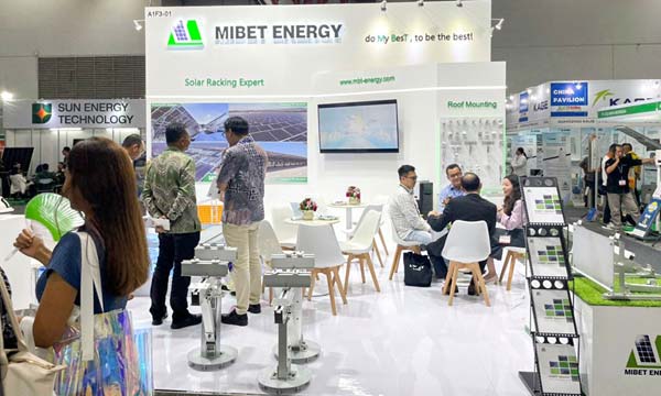 Mibet na wystawie Solartech w Indonezji