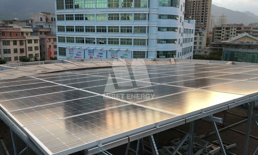 wsporniki dachowe paneli słonecznych w Chinach